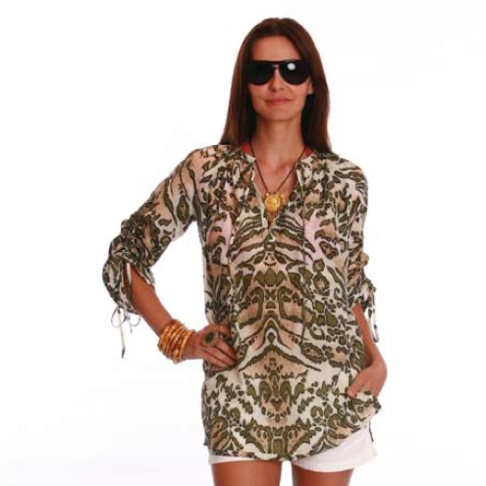 Ikat Lynx Tunic
